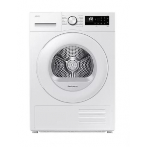 Secadora de condensación con bomba de calor Samsung DV90DG52A0TEEC,  9kg, Hygiene Care, Puerta reversible, clase C, Blanco