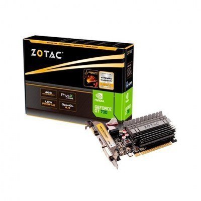 TARJETA GRÁFICA ZOTAC GT 730 4GB GDDR3 ZONE EDITION