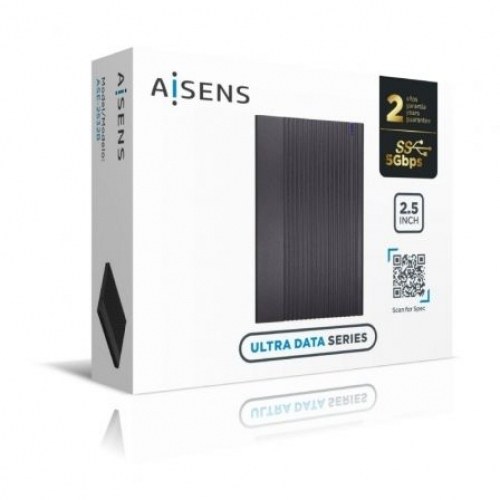 Caja Externa para Disco Duro de 2.5 Aisens ASE-2532B/ USB 3.1 Gen1