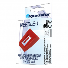 ROADSTAR NEEDLE-1 Set 3 agujas para tocadiscos