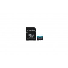 MEMORIA MICROSDXC KINGSTON CANVAS GO PLUS 64GB + ADAPTADOR NEGRO SDCG3/64GB