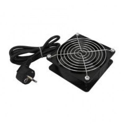 Ventilador para rack wp 220v - 120x120x38mm enchufe eschuko 2m.