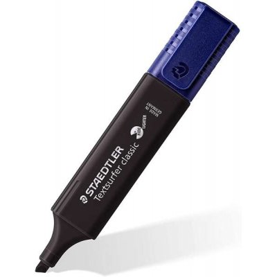Staedtler Textsurfer Classic 364 Vintage Marcador Fluorescente - Punta Biselada - Trazo entre 1 - 5mm - Tinta con Base de Agua - Color Negro