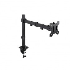 Soporte tooq mesa gira incli 1 brazo 17 - 32pulgadas negro