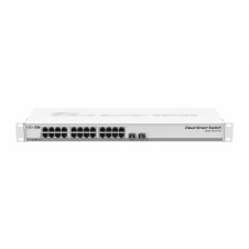 Mikrotik CSS326-24G-2S+RM switch Gestionado Gigabit Ethernet (10/100/1000) Energ?a sobre Ethernet (PoE) 1U Blanco