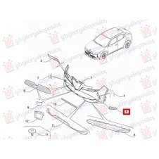 SPOILER LATERAL PARACHOQUE DELANTERO(O)