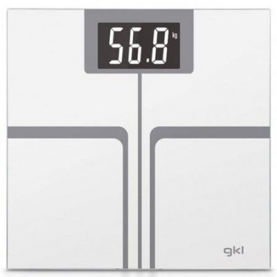 Báscula de Baño GKL Fitmax White/ Hasta 200kg