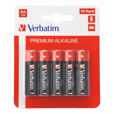 ALKALINE BATTERY AA 10 PACK