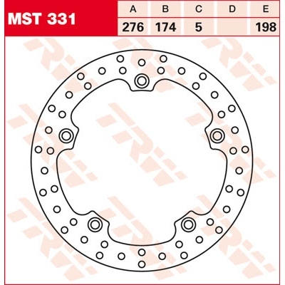 Discos de freno TRW MST331