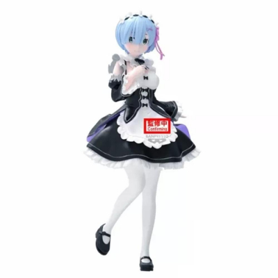 Figura banpresto re: zero starting life in another world glitter & glamours rem maid ver. 24cm