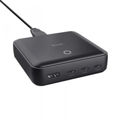 CARGADOR DE SOBREMESA TRUST MAXO 25242 100W 3xUSB-C 1xUSB-A PD 3.0