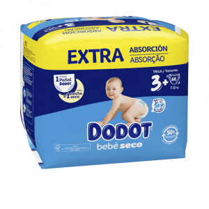 DODOT ETAPAS EXTRA talla 3 pañales 7-11 kg  66 u