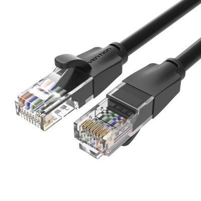 Cable de Red RJ45 UTP IBEBF Cat.6/ 1m/ Negro