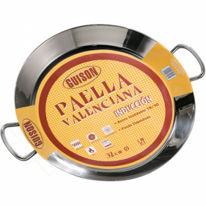 Paellera Guison 36 cm, inducción, inox