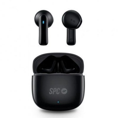 Auriculares Bluetooth SPC Zion 2 Play con estuche de carga/ Autonomía 7h/ Negros