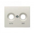 TAPA TOMA TV-RADIO- SAT MEGA BLANCO