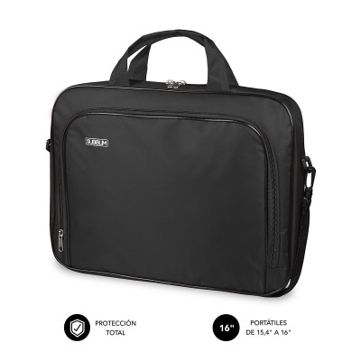SUBBLIM - Maletín Ordenador Oxford Laptop Bag 15,4-16 Black