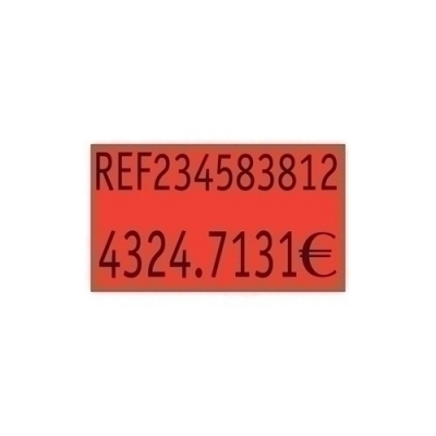 ETIQ.PRECIOS PRYSE REM.26x16 NARANJA