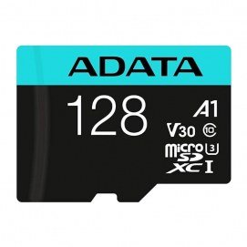 Tarjeta microSD ADATA microSDXC/SDHC UHS-I U3 128GB, Clase 10, con adaptador