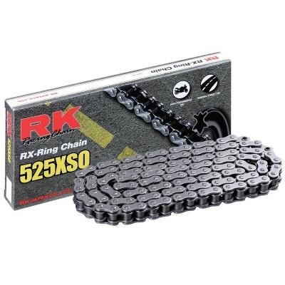 Cadena RK 525XSO con 118 eslabones negro 525XSO-118