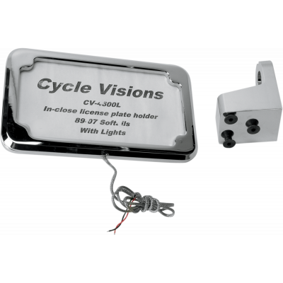 Soporte de matrícula lateral CYCLE VISIONS CV-4600L