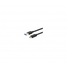 CABLE EQUIP USB-C MACHO A USB 3.0 TIPO A MACHO 0.5M NEGRO 128345