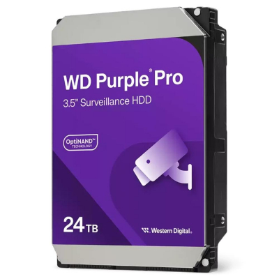 Disco duro interno hdd wd western digital purple pro wd241purp 24tb 3.5 pulgadas sata