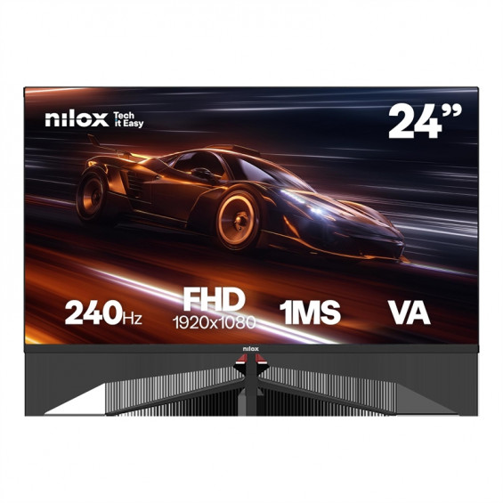 Monitor Nilox NXM24FHD2401, 23,8 pulgadas, Full HD, VA, 240 Hz, 1 ms, HDMI, DisplayPort