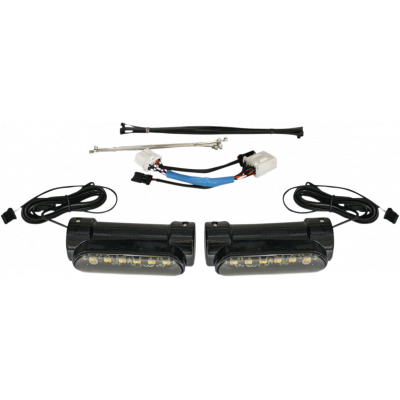 LED ámbar/blanco para defensa de motor Dynamic CUSTOM DYNAMICS CD-CB-AW-HD-B