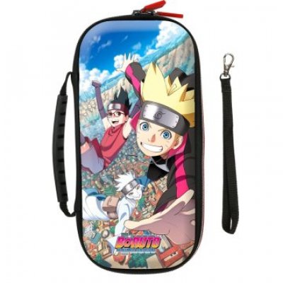 FUNDA KONIX SWITCH BORUTO FLY COMPATIBLE CON SWITCH Y VERSION LITE RED ALMACENAJE 8 CARTUCHOS KX-BP-