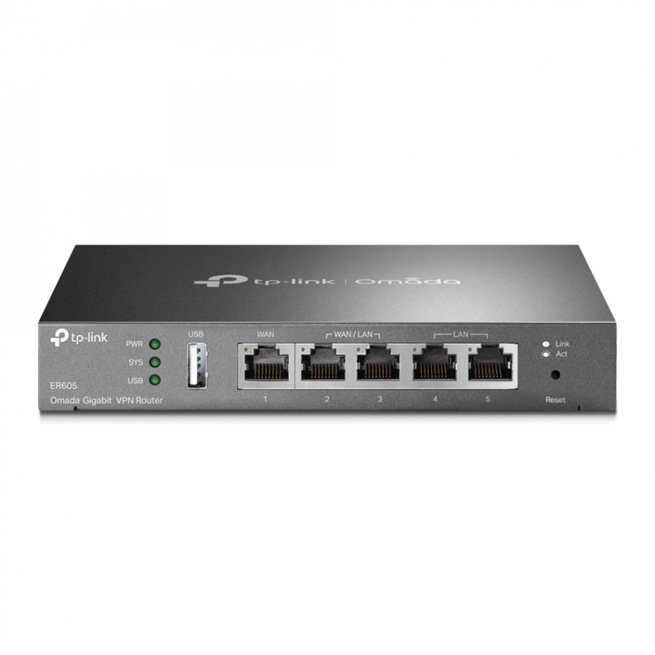 TP-Link - Omada ER605 router Gigabit Ethernet Negro