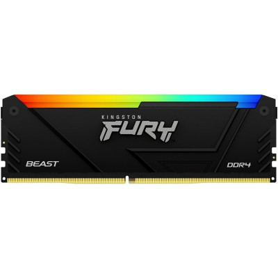 Kingston 32GB (2x16GB) DDR4 3200MT/s CL16 Fury Beast RGB Black XMP