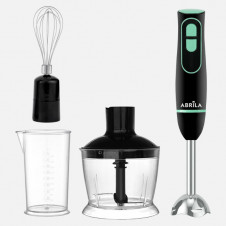 Batidora De Mano Enigma 1000w Dc Nero/verde 2vel Brazo Ac .inox.desm.y Ergon.c/vaso+picad+batidor 36x6,5x6,5cm