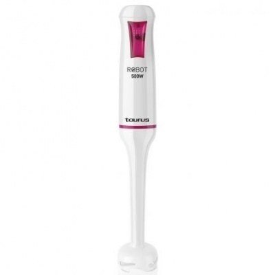 BATIDORA TAURUS ROBOT 500 - 500W - CUCHILLAS ACERO INOXIDABLE - TURBO ROTATION SYSTEM - SISTEMA ANTI SALPICADURAS