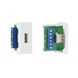 ½ panel de conexión USB A hembra Fonestar WP-32U