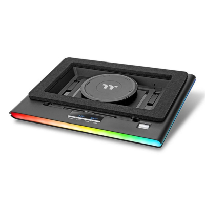 Base refrigerante thermaltake massive extreme para portatil 18 pulgadas 120mm rgb