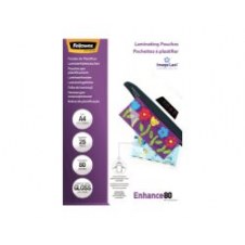 Fundas plastificar FELLOWES Brillo A4 25unid. (5396205)