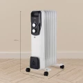 Radiador de aceite Ufesa Antares 1500, 1.500 W, 7 elementos, termostato regulable, blanco - imagen 4
