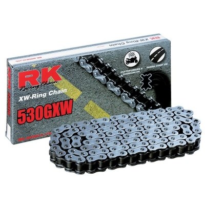 Cadena RK 530GXW con 86 eslabones negro 530GXW-86