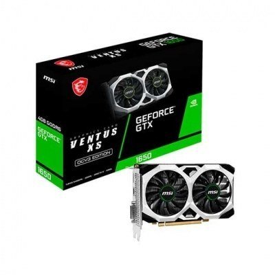 TARJETA GRÁFICA MSI GTX 1650 D6 VENTUS XS OCV3 4GB GDDR6