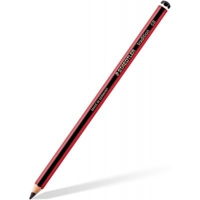 Staedtler Tradition 110 Lapiz de Grafito Hexagonal - Mina 6B - Resistencia a la Rotura - Madera Bosques Sostenible