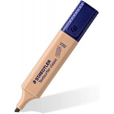 Staedtler Textsurfer Classic 364 Vintage Rotulador Marcador Fluorescente - Punta Biselada - Trazo entre 1mm-5mm - Tinta con Base de Agua - Color Arena