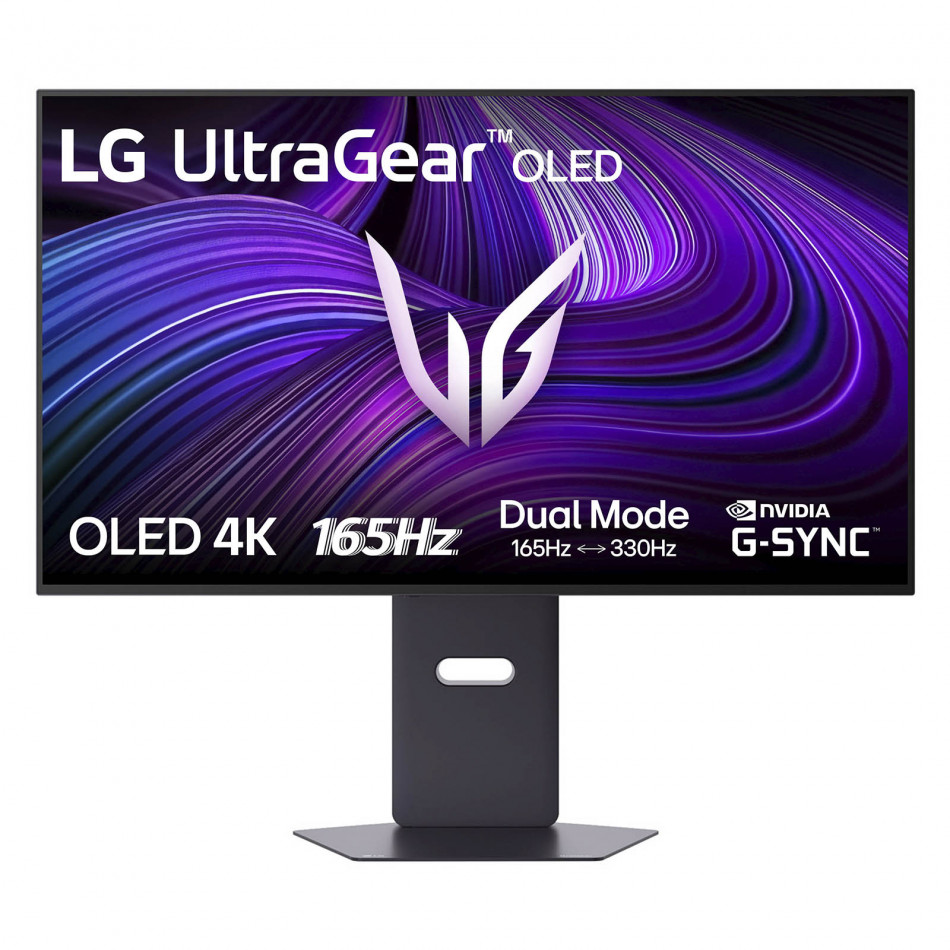 Monitor Gaming Ultrapanorámico LG UltraGear 32GX850A-B 32"/ 4K/ 0.03ms/ 330Hz/ OLED/ Regulable en Altura/ Negro