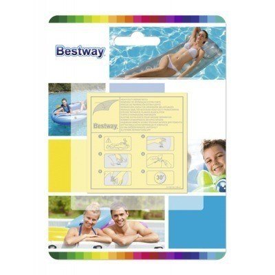 Bestway 62068 - kit de parches de reparación extra fuertes 10 unidades