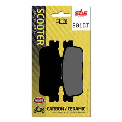 CT Scooter Carbon Tech Organic Brake Pads SBS 201CT