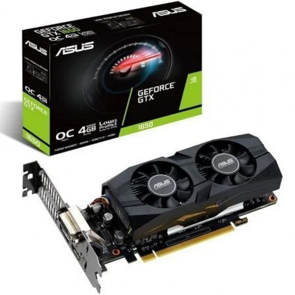 Tarjeta Gr fica Asus GeForce GTX 1650 OC 4GB GDDR5 Perfil Bajo de