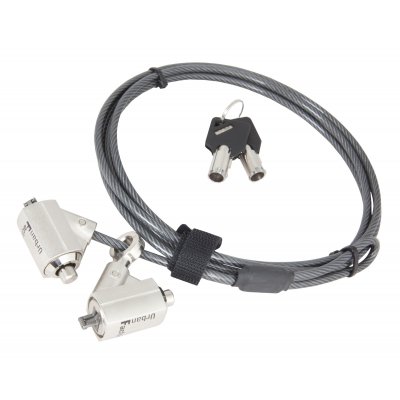 CRS02UF cable antirrobo Negro 2 m