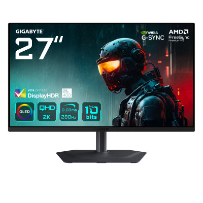 GIGABYTE MO27Q2A Monitor gaming OLED 2K QHD de 27