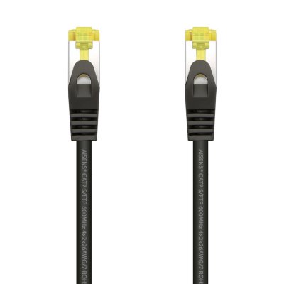 CABLE DE RED AISENS LATIGUILLO RJ45 LSZH CAT.7 SFTP PIMF AWG26 NEGRO 2.0M