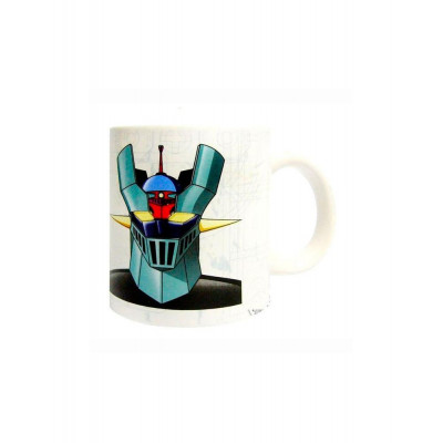 Taza sd toys mazinger z blanca ceramica